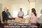ACİL TIP TEKNİSYENLİĞİ ÖĞRETMENLERİNE HİZMET İÇİ EĞİTİM