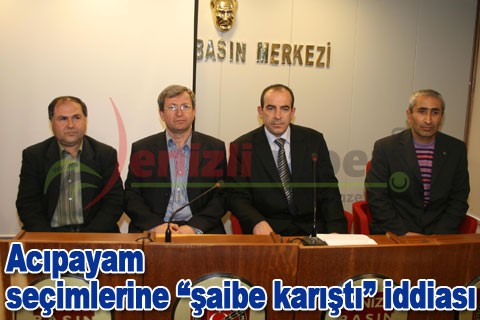Acıpayam seçimlerine “şaibe karıştı” iddiası