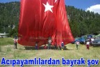 Acıpayamlılardan bayrak şov