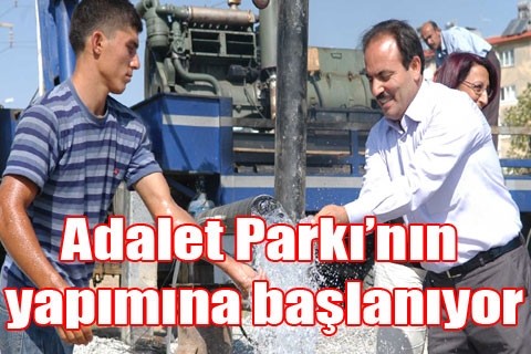 Adalet Parkı’nın yapımına başlanıyor