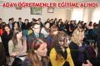 ADAY ÖĞRETMENLER EĞİTİME ALINDI