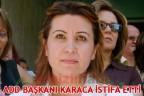 ADD BAŞKANI KARACA İSTİFA ETTİ
