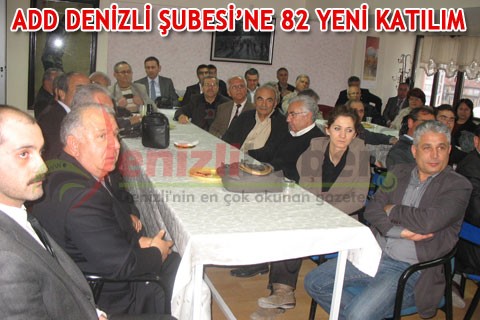 ADD DENİZLİ ŞUBESİ’NE 82 YENİ KATILIM