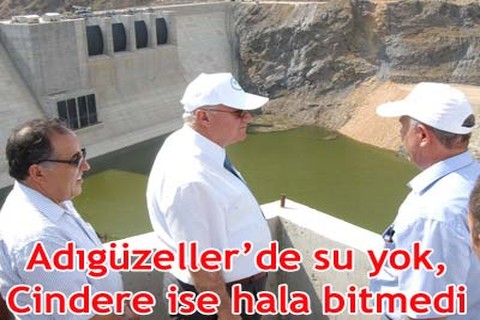 Adıgüzeller’de su yok