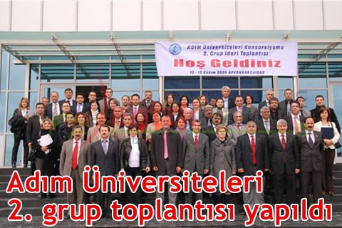 Adım Üniversiteleri 2. grup toplantısı yapıldı