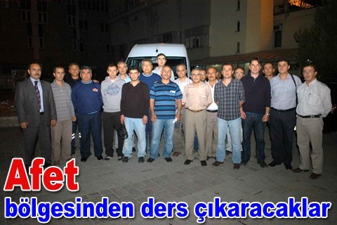 Afet bölgesinden ders çıkaracaklar