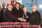 AHMET-HANİFE PARALI ANAOKULU’NUN TEMELİ ATILDI