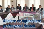 Ailelere ve öğrencilere profesyonel destek