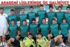 AKADEMİ LİGLERİNDE ÜÇ GALİBİYET