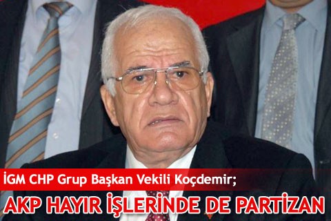 AKP hayır işlerinde de partizan