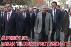 ALPERENLER, BAKAN YILDIRIM’I PROTESTO ETTİ