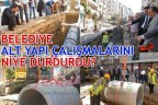 Alt Yapı Çalışmaları Durdu