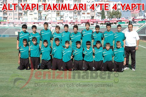 ALT YAPI TAKIMLARI 4’TE 4 YAPTI