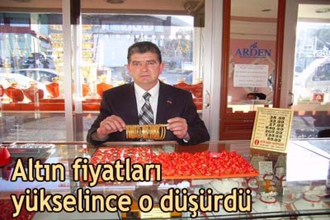 Altın fiyatları yükselince o düşürdü