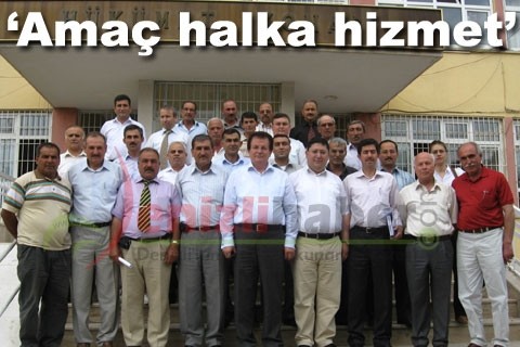 “Amaç halka hizmet”