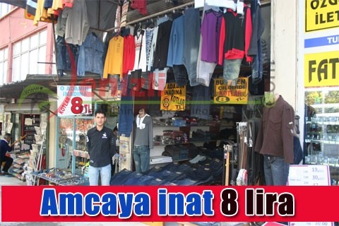 Amcaya inat 8 lira