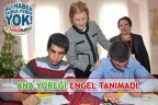 Ana yüreği engel tanımadı