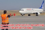 Anadolujet seferleri, Ağustos rakamlarına bağlı
