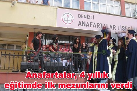 Anafartalar, 4 yıllık eğitimde ilk mezunlarını verdi