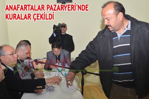 ANAFARTALAR PAZARYERİ’NDE KURALAR ÇEKİLDİ