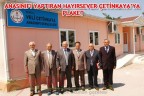 ANASINIFI YAPTIRAN HAYIRSEVER ÇETİNKAYA’YA PLAKET