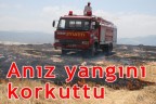 Anız yangını korkuttu