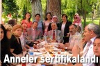 Anneler sertifikalandı