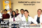 AÖF ve KPSS’de yüksek puan almak mı istiyorsunuz?