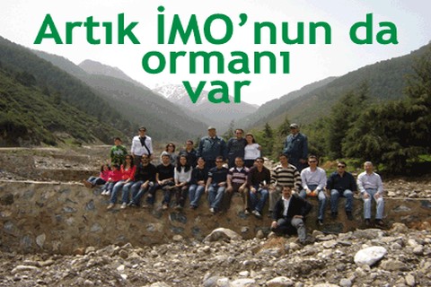 Artık İMO’nun da ormanı var