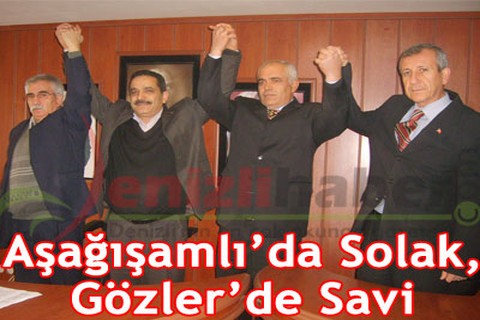 Aşağışamlı’da Solak, Gözler’de Savi