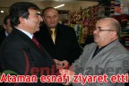 Ataman esnafı ziyaret etti