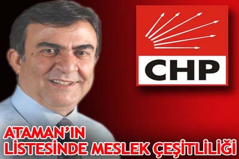 Ataman’ın listesinde meslek çeşitliliği