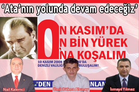 Ata’nın yolunda devam edeceğiz