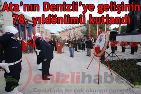 Ata’yı bir kez daha andık