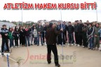 ATLETİZM HAKEM KURSU BİTTİ