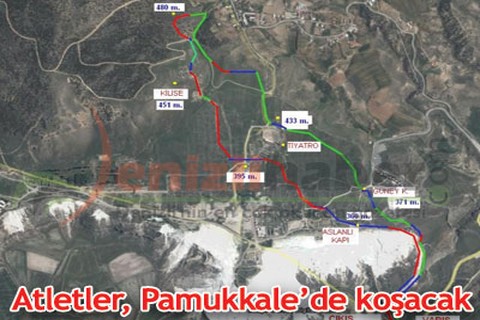 Atletler, Pamukkale’de koşacak