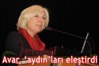 Avar, ‘aydın’ları eleştirdi