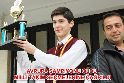 AVRUPA ŞAMPİYONU OLDU MİLLİ TAKIM SEÇMELERİNE ÇAĞRILDI