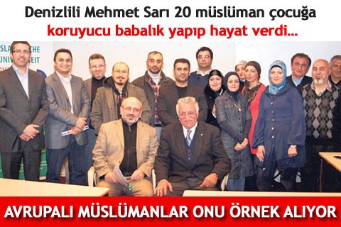 Avrupalı müslümanlar onu örnek alıyor
