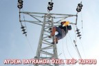 AYDEM BAYRAMDA ÖZEL EKİP KURDU