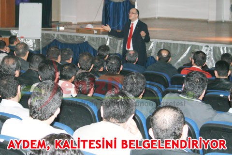 AYDEM, KALİTESİNİ BELGELENDİRİYOR