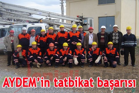 AYDEM’in tatbikat başarısı