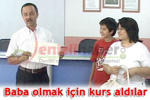 Baba olmak için kurs aldılar