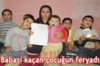 Babası kaçan çocuğun feryadı
