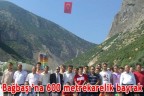 Bağbaşı’na 600 metrekarelik bayrak