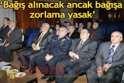 Bağışa ‘evet, zorlamaya ‘hayır”