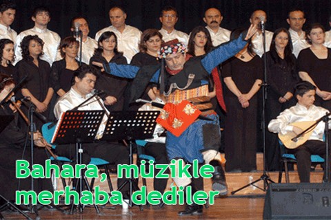 Bahara, müzikle merhaba dediler