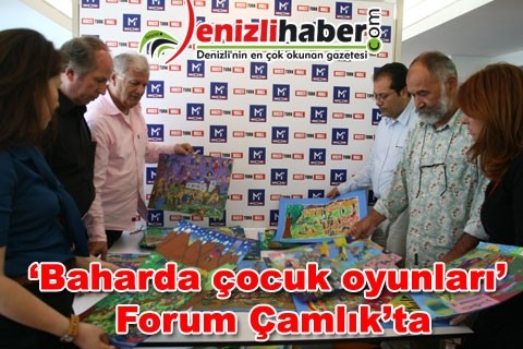 “Baharda çocuk oyunları’ Forum Çamlık’ta