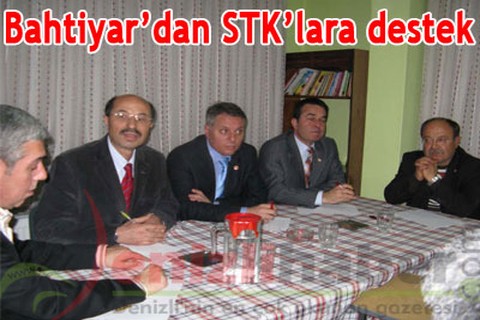 Bahtiyar’dan STK’lara destek