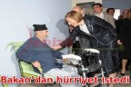 Bakan’dan hürriyet istedi